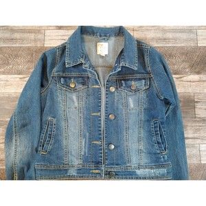Girls est. 1989 Place Jean Jacket, Size XL 14